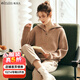 Olrain歐芮兒軟糯風(fēng)保暖毛衣女秋冬新款氣質(zhì)簡(jiǎn)約針織內搭套頭衫 淺駝色 M