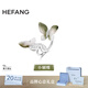 HEFANG何方珠寶蝴蝶花園戒指優(yōu)雅尾戒輕奢高級(jí)感生日禮物送女友 橄欖綠