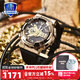 卡西歐（CASIO）G-SHOCK小鋼炮金屬表殼防震防水自動(dòng)LED運動(dòng)男士女士手表一對表 GM-110G-1A9PR