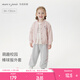 MARC&JANIE馬克珍妮男女童萌趣小兔棒球服寶寶寬松外套2025年秋裝新品551650