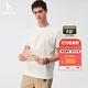 哈吉斯（HAZZYS）男裝 2025夏季新款【涼感】安心品質(zhì)短袖T恤男上衣ASTZE0CBX82 米黃色OW XL （180/100A 50）
