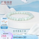 六福珠寶七夕禮物 翡翠小圓珠手串女款轉(zhuǎn)運(yùn)珠手鏈 WLP012