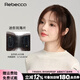 瑞貝卡假發(fā)女100%真人發(fā)迷你前額增發(fā)量劉海片頭頂補發(fā)小面積假發(fā)片 中分劉?！咀匀缓?5.7cm*3.8cm】