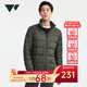 七匹狼羽絨服男冬季新款時(shí)尚戶外運(yùn)動(dòng)休閑輕薄外套立領(lǐng)男裝上衣服飾 203(軍綠) L (175)