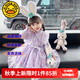 G.DUCKKIDS童裝洛麗塔公主裙女童連衣裙春秋季兒童裙子秋冬針織毛衣蓬蓬裙女 2520紫色毛衣裙+裙撐【不加絨】 120 尺碼5~6歲【110-120cm】cm