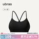 ubras劉雯同款花式美背低強(qiáng)度運(yùn)動(dòng)文胸跑步健身瑜伽連杯背心文胸透氣女 黑色 M 75A/75B/75C