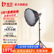 金貝（JINBEI） 補光燈EF220升級款JL220w直播視頻常亮燈攝影攝像led燈高亮美顏柔光燈人像視頻影棚直播間燈光套 JL220+85cm深拋柔光箱