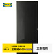 宜家（IKEA）BILLY 畢利書柜書架配件門板搭配件 (赫格伯玻璃門)黑色40x97 其他