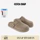 COOLCHAP男女同款勃肯鞋女進(jìn)口牛反絨防潑手工厚底包頭拖鞋情侶鞋 月色沙丘  新版 39