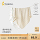 童泰（TONGTAI）嬰兒包單抱巾純棉0-6月新生兒褓巾外出防風(fēng)抱毯初生兒裹巾2件裝 棕灰小兔【7A抗菌 50S高支棉】 85x85cm
