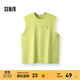 森馬（Semir）背心男吸濕速干防曬無(wú)袖上衣拼接網(wǎng)眼運動(dòng)坎肩寬松2025夏新款 杏黃30535 M