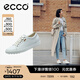 愛(ài)步（ECCO）板鞋女 時(shí)尚潮流百搭簡(jiǎn)約經(jīng)典平底鞋日常休閑板鞋女 柔酷430003 白色43000301007 38 （偏小，建議選大一碼）