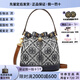 湯麗柏琦TORY BURCH【娜扎同款】湯麗柏琦手提包波士頓包女士水桶包斜挎包 皇家海軍藍：中桶21*21*12