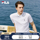 FILA 斐樂官方polo衫男2025年夏季涼感短袖t恤透氣男士休閑商務上衣