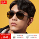 雷朋（RayBan）太陽鏡偏光墨鏡架康目色開車釣魚駕駛防風(fēng)痞帥鏡0RB4320CH禮物 601S5J啞光黑色鏡框偏光灰色 尺寸58