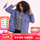 諾帝卡（NAUTICA）【單件直降】女裝秋冬款防輕濺水防風(fēng)保暖厚外套棉服女33JM02 紫色5LP M