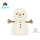 Jellycat小雪人毛絨玩具安撫玩偶公仔娃娃禮物2025圣誕新品送禮生日禮物 乳白色 One Size