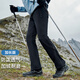 拓路者【木蘭】徒步軟殼褲女士25年秋季新品加絨保暖喇叭褲登山戶(hù)外長(cháng)褲 黑色【加長(cháng)款164cm以上】 XL