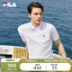 FILA 斐樂(lè )官方polo衫男2025年夏季涼感短袖t恤透氣男士休閑商務(wù)上衣