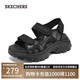斯凱奇（Skechers）蜜糕鞋女鞋夏季踩屎感外穿涼鞋厚底透氣輕便沙灘鞋戶外鞋119876