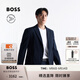 BOSS博斯【機能通勤】 男士2025年夏季新款彈力面料修身版西裝 404-深藍色 M (48A)