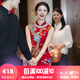 枝己新中式結(jié)婚禮服2025新款訂婚新娘旗袍敬酒服古嫁衣秀禾服出閣服 X2516(僅女裝) L