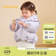 巴拉巴拉嬰兒花版羽絨服女童冬季短款外套保暖2024甜美時尚萌208424107010
