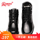 強(qiáng)人3515軍迷靴系帶款羊毛男靴冬季經(jīng)典保暖男士棉靴 黑色 40
