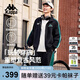 卡帕（Kappa）背靠背春秋2025新款運動(dòng)夾克外套男休閑撞色針織開(kāi)衫女K0E52WK01D