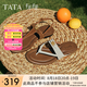他她（TATA）平底人字拖鞋女鞋復(fù)古外穿夾腳涼鞋2025夏季新款 啡色（拖鞋款） 36