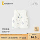 童泰（TONGTAI）嬰兒馬甲春秋純棉寶寶衣服兒童家居服內(nèi)衣男女童上衣開衫背心 藍(lán)色 66 cm