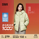 森馬（Semir）輕松羽絨|羽絨服女寬松連帽面包服時(shí)尚冬防潑水防風(fēng)外套百搭 杏黃（白鴨絨）30521 L