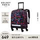 DELSEY戴樂世男女大容量雙肩背包減負(fù)護(hù)脊1-3-6年級小學(xué)生兒童拉桿書包