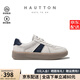 皓頓（HAUT TON）男鞋2025夏季新款真皮德訓(xùn)鞋百搭小白鞋休閑運(yùn)動鞋男 白藍(lán)色 38 適合運(yùn)動鞋39碼