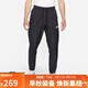 耐克（NIKE）男運動(dòng)褲 夏季薄款 梭織束腳休閑褲 舒適百搭 DD5311-010 黑 XL
