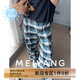 美洋（MEIYANG）綠格休閑褲【馬賽系列小70】速干UPF50+直筒褲 綠色格子（常規(guī)版） XL