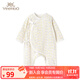 英氏（YEEHOO）新生兒衣服嬰兒衣服嬰兒連體衣0-3個(gè)月連體衣嬰兒服