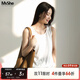 MsShe【初秋穿搭】大碼女裝2025夏裝胖mm顯瘦內搭針織吊帶背心女 圓領(lǐng)-純白色現貨 3XL