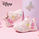 迪士尼（Disney）女童運動(dòng)鞋兒童戶(hù)外舒適跑步鞋中大童潮流百搭休閑鞋 淡粉 29