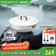 德世朗（DESLON）純鈦炒鍋不粘鍋無(wú)涂層家用無(wú)油煙平底燃氣灶電磁爐不沾炒菜鍋