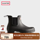 HUNTER女鞋溯溪雨鞋戶外露營雨靴切爾西短靴防水防滑水鞋雨鞋 黑色/BLK 39