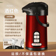 恩爾美（nRMEi）氣壓式保溫壺大容量保溫瓶壓力壺家用開(kāi)水瓶熱水瓶玻璃內膽暖水壺 酒紅色3000ml【雙管出水+鍍銅紅膽】