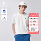 哈吉斯（HAZZYS）男裝 夏男上衣基礎(chǔ)款休閑圓領(lǐng)短袖T恤ASTZE0BBX53