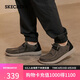 斯凱奇（Skechers）七夕禮物男鞋夏季一腳蹬帆布鞋商務(wù)通勤休閑軟底板鞋66387