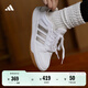 adidas ENTRAP美式校園風(fēng)低幫運動(dòng)板鞋少年感復古籃球鞋阿迪達斯   白/金色   41