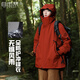自由系沖鋒衣女2025秋新款戶(hù)外防風(fēng)防水登山服旅游騎行男女同款單沖外套