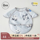 OAK FAMILY寶寶飯兜兒童罩衣小孩吃飯防水防臟防污 胖達(dá)熊 均碼 