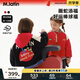 馬·拉?。∕.Latin）童裝外套25春裝新款男女童新年紅學(xué)院風(fēng)蛇年貪吃蛇拜年服棒球夾克 黑色 130cm