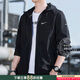 耐克（NIKE）外套男上衣 25春秋季新款運(yùn)動服休閑透氣跑步快干防風(fēng)衣梭織夾克 DD4747-010/連帽/曬圖退10 偏小一碼 XL (180/96A)