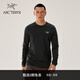 ARC'TERYX始祖鳥(niǎo) CAPTIVE ARC'WORD LS 透氣 男子 棉質(zhì)長(cháng)袖T恤 BLACK/黑色 M